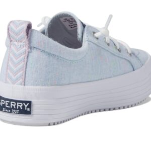 Sperry Crest Vibe Platform Sneaker, Blue, 13 US Unisex Big Kid