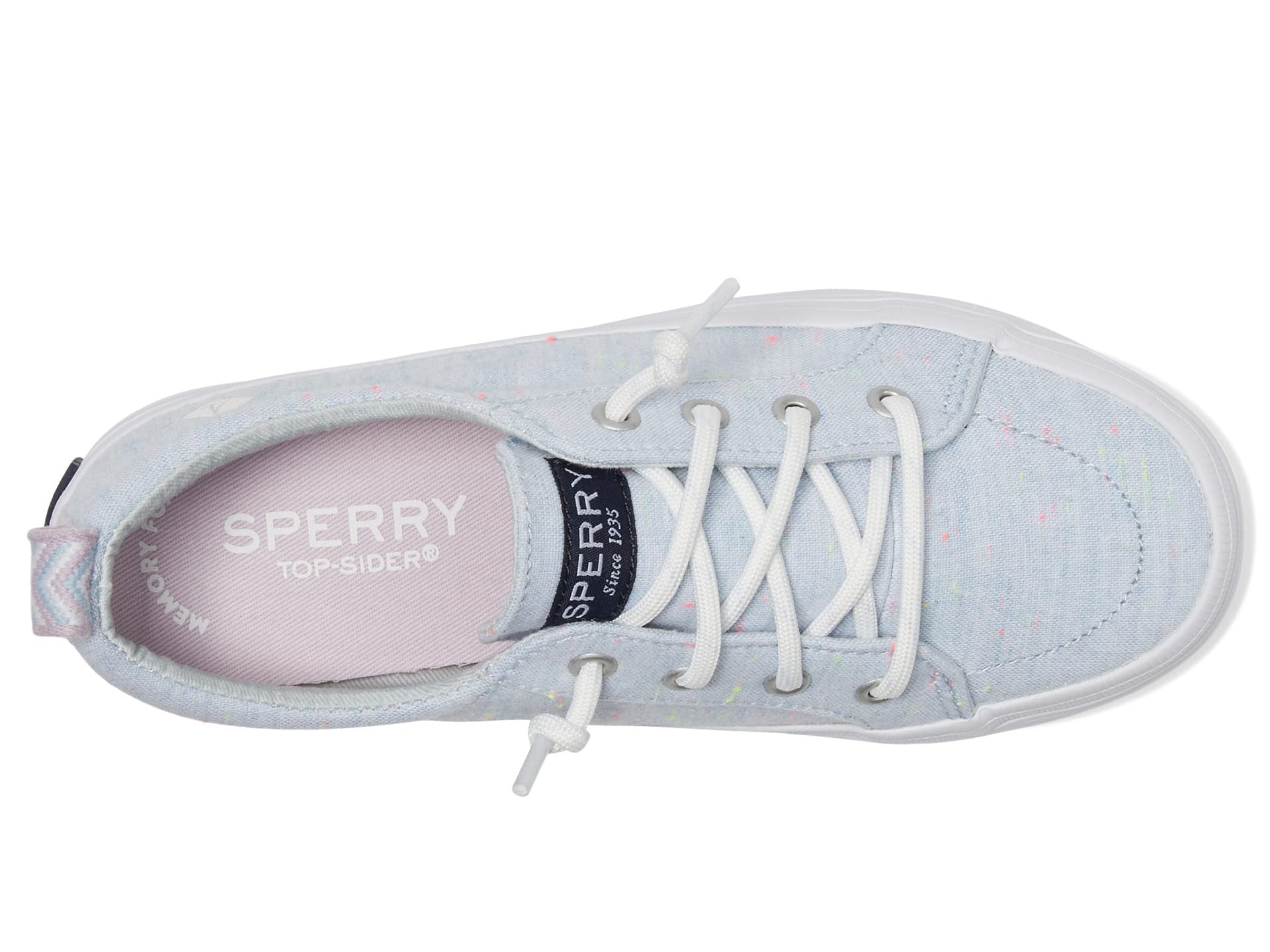 Sperry Crest Vibe Platform Sneaker, Blue, 13 US Unisex Big Kid