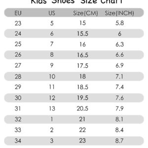 Toandon Girls Kids Canvas Shoes Sneakers for Toddler Boys Color Change Flipping Sequins Glitter Sparkle Slip On High Top Adjustable Hook Loop Straps Velcro Non-Slip Lightweight walking black size 9