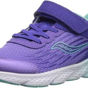 Saucony girls Wind A/C Sneaker, Purple, 6.5 M US