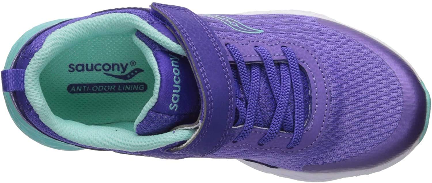 Saucony girls Wind A/C Sneaker, Purple, 6.5 M US