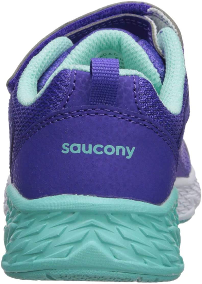 Saucony girls Wind A/C Sneaker, Purple, 6.5 M US