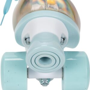 GEM QUAD ROLLER SKATES - Holographic Blue, Size 7-10