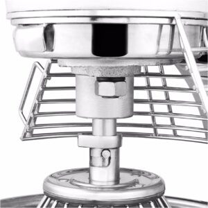 HayWHNKN Commercial Food Mixer Stand Mixer 11QT Dough Kneading Machine 3 Speeds Adjustable with 304 Stainless Steel Bowl, Dough Hooks, Whisk Beater 110V