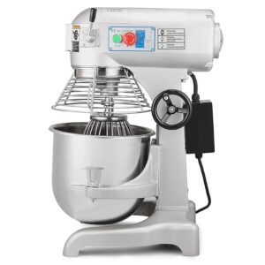 HayWHNKN Commercial Food Mixer Stand Mixer 11QT Dough Kneading Machine 3 Speeds Adjustable with 304 Stainless Steel Bowl, Dough Hooks, Whisk Beater 110V