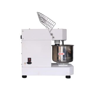 Hakka Commercial Dough Mixer, 5 Qt Spiral Mixer Food Mixer Machine Dual Rotating Dough Kneading Machine with Food-grade Stainless Steel Bowl, Security Shield & Timer