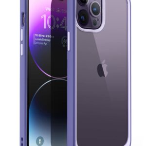 SUPCASE Unicorn Beetle Style Series Case for iPhone 14 Pro Max 6.7 Inch (2022), Premium Hybrid Protective Slim Clear Case (Mauve)