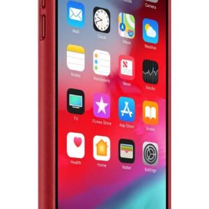 Apple iPhone Xs Max Leather Case - (PRODUCT) RED