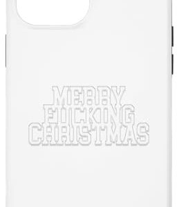 iPhone 14 Pro Max Merry Fucking Christmas Santa Holiday Mayhem Scrooge Ho Ho Case