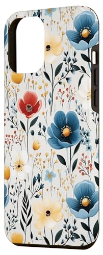 iPhone 14 Pro Max Case Cover Flower Printed Flower Protective Cover Phone Case