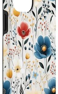 iPhone 14 Pro Max Case Cover Flower Printed Flower Protective Cover Phone Case