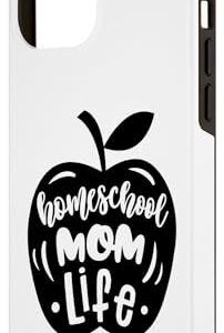 iPhone 14 Pro Max Homeshcool Mother Life Funny Cute Apple Mom Teacher Case