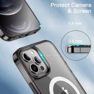 Clear for iPhone 14 Pro Max Case Compatible with Magsafe Military Grade Tested Hard PC with Soft Edges Cover Slim Shockproof Case for 14 Pro Max 6.7 Inch Clear