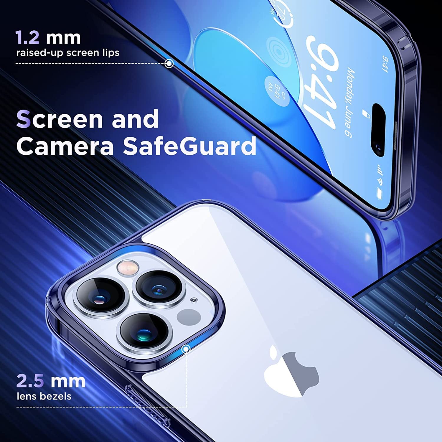 Clear for iPhone 14 Pro Max Case Compatible with Magsafe Military Grade Tested Hard PC with Soft Edges Cover Slim Shockproof Case for 14 Pro Max 6.7 Inch Clear