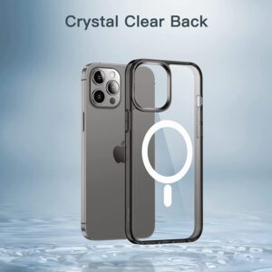 Clear for iPhone 14 Pro Max Case Compatible with Magsafe Military Grade Tested Hard PC with Soft Edges Cover Slim Shockproof Case for 14 Pro Max 6.7 Inch Clear