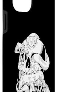 iPhone 14 Pro Max Skull Mushrooms Dead Skulls Satanic Occult Gothic Case