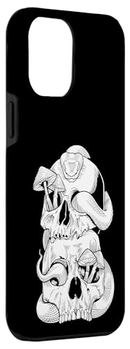 iPhone 14 Pro Max Skull Mushrooms Dead Skulls Satanic Occult Gothic Case