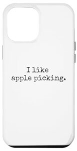 iphone 14 pro max i like apple picking autumn family apple picking season case