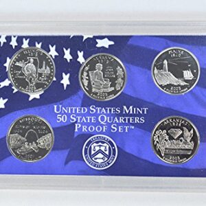 2003 S US Proof set 5 PCS In original packaging from mint State quarters Proof