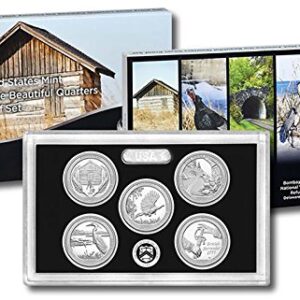 2015 S America the Beautiful 2015 Silver Quarter Proof Set Sold Out US Mint Hurry With Box And COA Very Good
