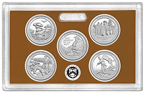 2016 S US Proof Set National Parks Quarters Comes in US Mint Packaging Proof