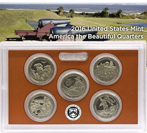 2016 S US Proof Set National Parks Quarters Comes in US Mint Packaging Proof