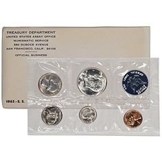 1965 S US Proof Set State In original packaging from mint State quarters Proof