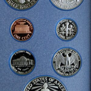 1986 S Prestige Proof Set 7-Coins in Original US Mint Packaging with COA Proof