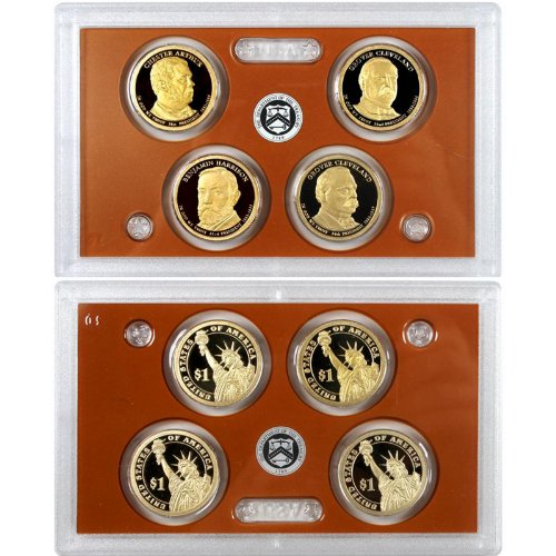 2012 S 4pc Presidential Dollars Proof Set Set Uncirculated