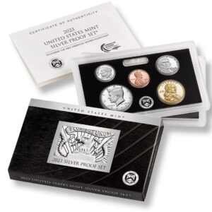 2023 S 2023-S US Mint Silver Proof Set of (10) Pieces 23RH Deep Cameo Proofs Collection US Mint Proof