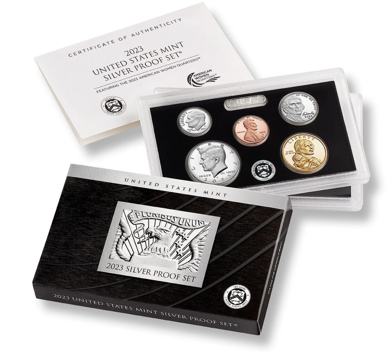 2023 S 2023-S US Mint Silver Proof Set of (10) Pieces 23RH Deep Cameo Proofs Collection US Mint Proof