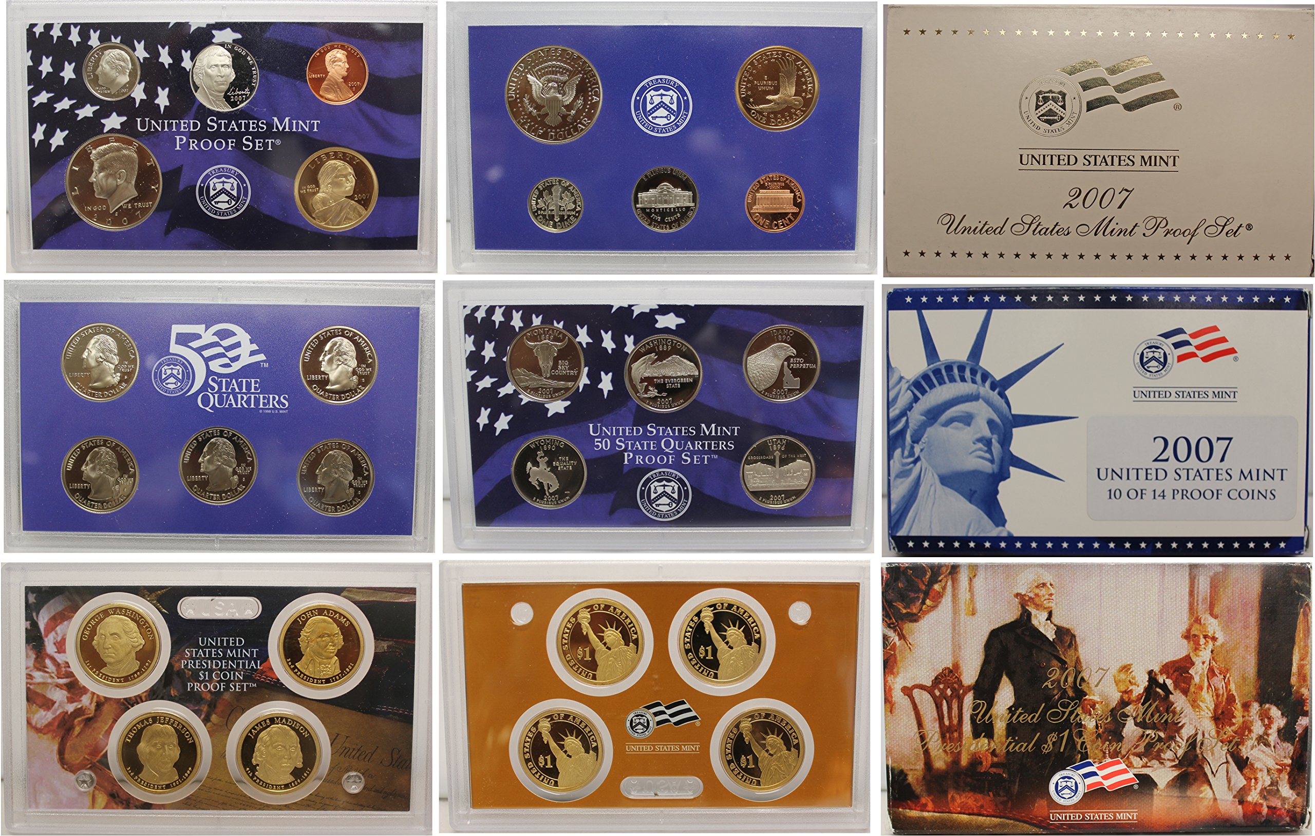 2007 U.S. Mint Proof Set Original Government Package