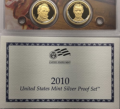 2010 S US Silver Proof Set Comes in the packaging from the Mint Proof