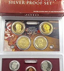 2010 S US Silver Proof Set Comes in the packaging from the Mint Proof