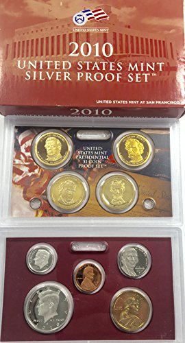 2010 S US Silver Proof Set Comes in the packaging from the Mint Proof