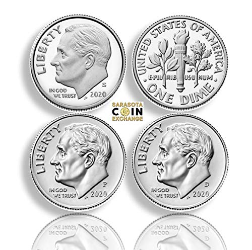 2020 Various Mint Marks Roosevelt Dime Update Set Proof