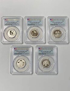 2020 s america the beautiful 2020 pr-70 pcgs quarter proof set first day of issue pr-70