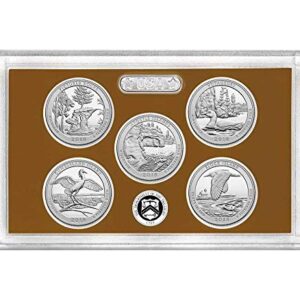 2018 S America the Beautiful 2018 S Quarter Proof Set Clad No Box Or CoA 5 Proof Quarters PF