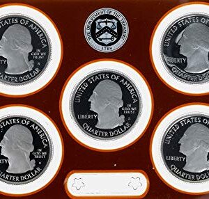 2018 S America the Beautiful 2018 S Quarter Proof Set Clad No Box Or CoA 5 Proof Quarters PF