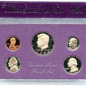 1984 S US 5 Piece set Proof IN original packaging from US mint Uncirculated