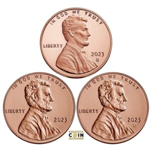 2023 Various 2023 S,P,D Update Set Sale includes S Proof and P,D Uncirculated Penny US Mint Proof