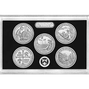 2019 S America the beautiful 2019 S Silver Quarter Proof Set America the Beautiful No Box or COA Silver Proof