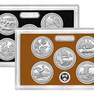 2018 S America the beautiful 2018 Silver and Clad Quarter proof sets no box or COA Proof