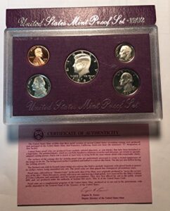 1992 s united states mint proof set proof