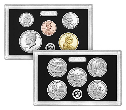 2017 S Silver Proof Set 2017 Silver Proof Set 10 Coins Complete With Box and COA Proof