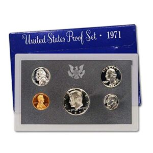 1971 s us proof set original government packaging