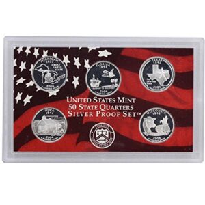 2004 S U.S. Mint Silver Proof Set - 11 Coins - OGP Superb Gem Uncirculated