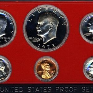1973 S Clad Proof 5 Coin Set in Original Government Packaging Proof