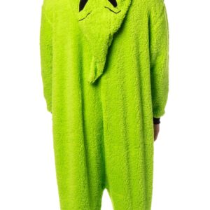 MJC International Group, LLC The Nightmare Before Christmas Oogie Boogie Costume Sherpa One Piece Pajama Union Suit (Small) Green