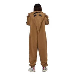 1791's lady Anime Cosplay Onesie Pajamas Adult One Piece Animal Jumpsuits Halloween Chirstmas Costume Sleepwear (Oogie Boogie, XL)